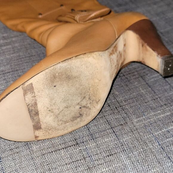 Giuseppe Zanotti Brown Leather Heeled Boots VINTAGE - Picture 4 of 14